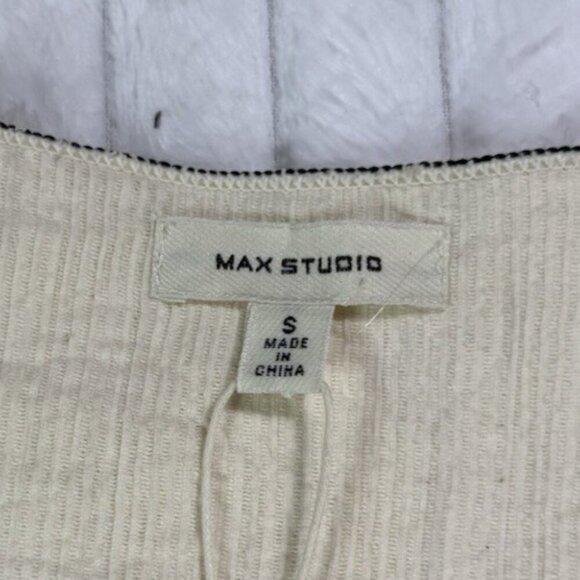 NWT MSRP $118 Max Studio Sleeveless Midi Embroidered Dress Woman’s Small - Picture 8 of 10
